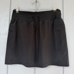 Calia S Black Drawstring Skirt / Skort